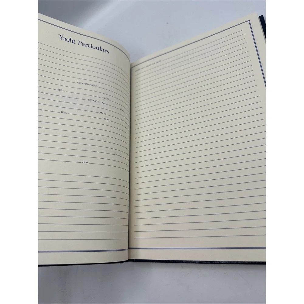 A Boater's Diary- Record Your Nautical Memories - Journal New Hard Cover 1988